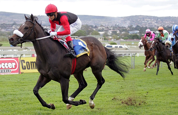 Harry Lime winning the Gr2 Umkhomazi Stakes. Image: Gold Circle