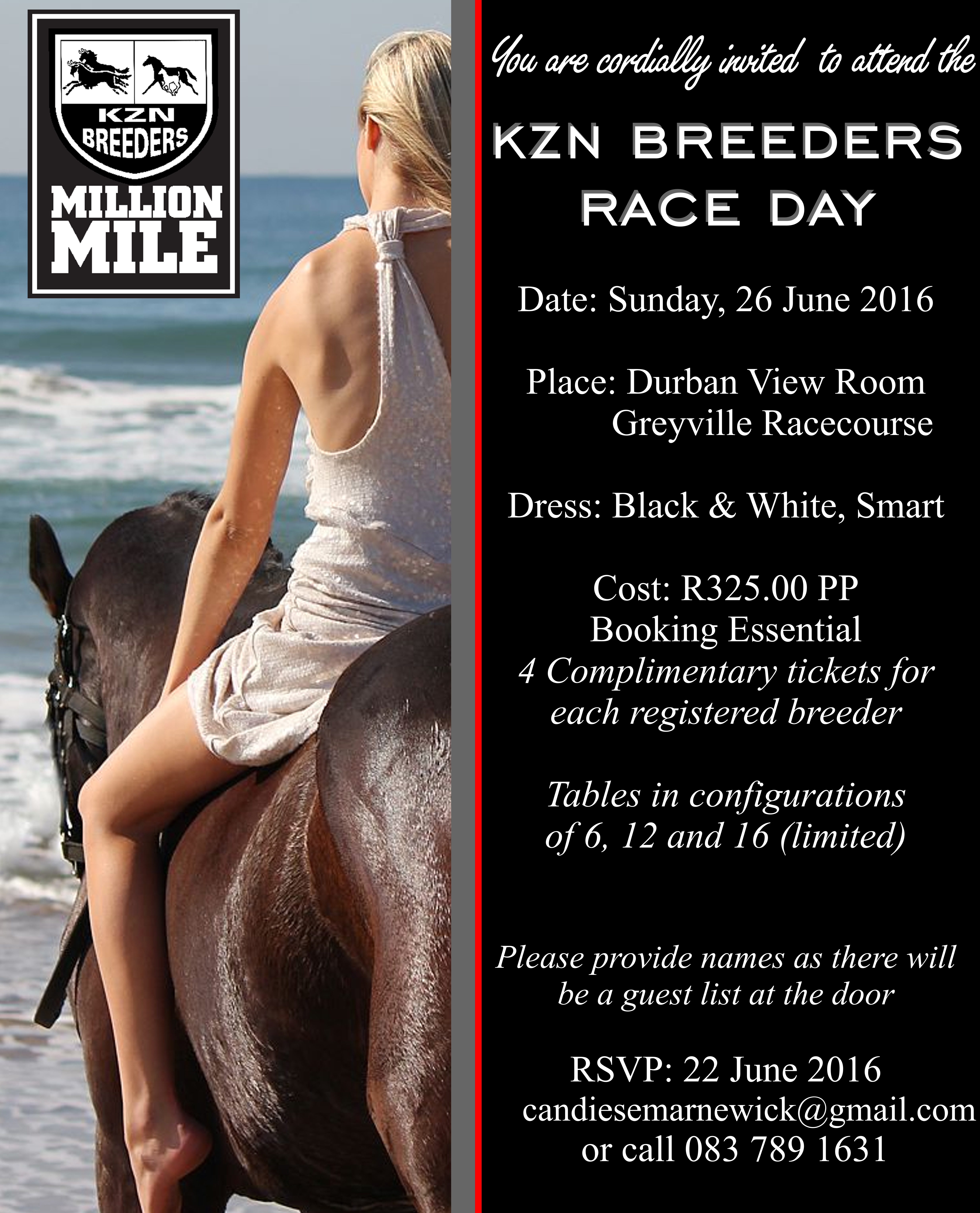 Invitation: KZN Breeders Race Day