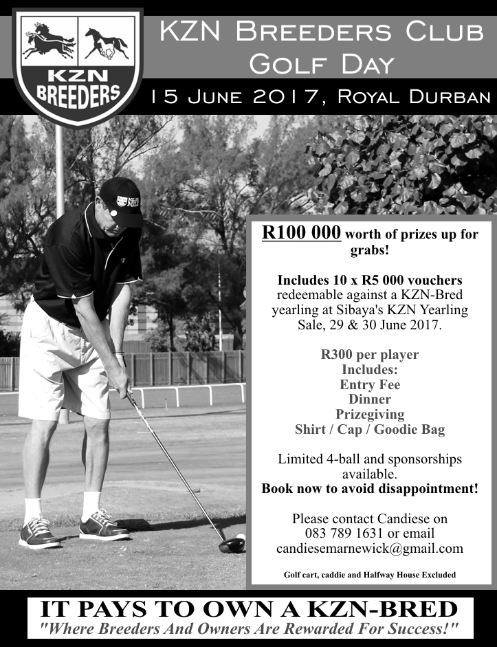 KZN Breeders Golf Day 2017: Registration Form