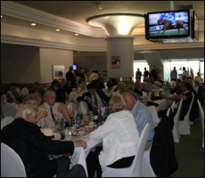 The Stewards Room, the event today was fully booked. Image: Candiese Marnewick